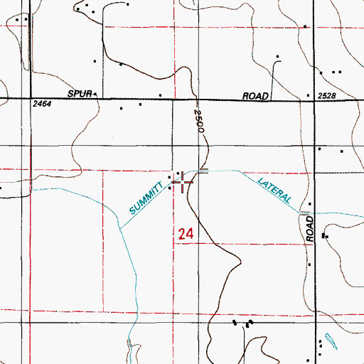 Topographic Map of Summitt Lateral, ID