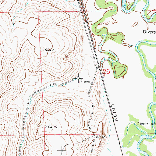 Topographic Map of Tubbs Hollow, ID