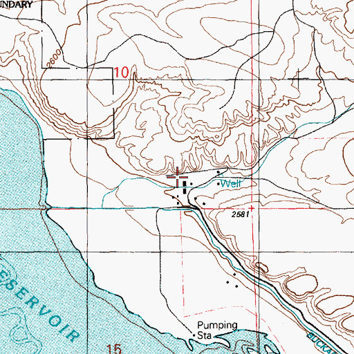 Topographic Map of Wilkins Gulch, ID
