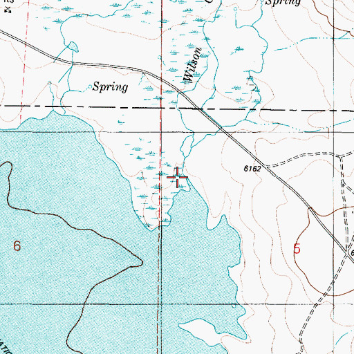 Topographic Map of Wilson Creek, ID