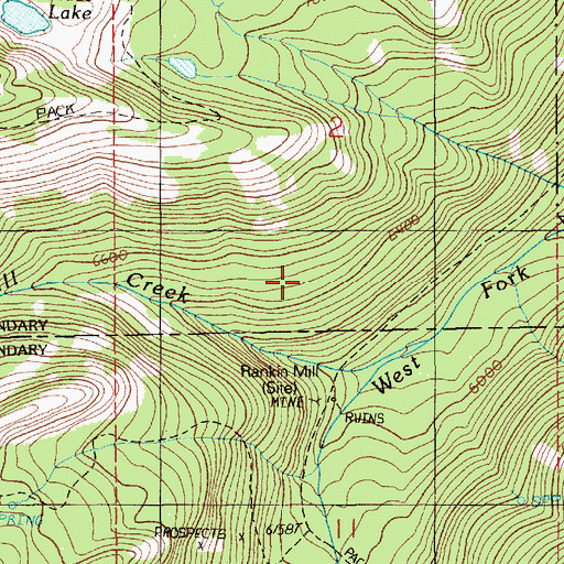 Topographic Map of Horse Heaven, ID