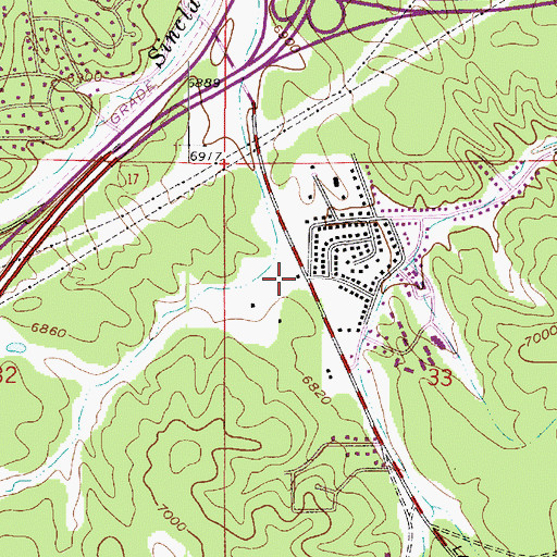 Topographic Map of Arizona Game and Fish Department, AZ