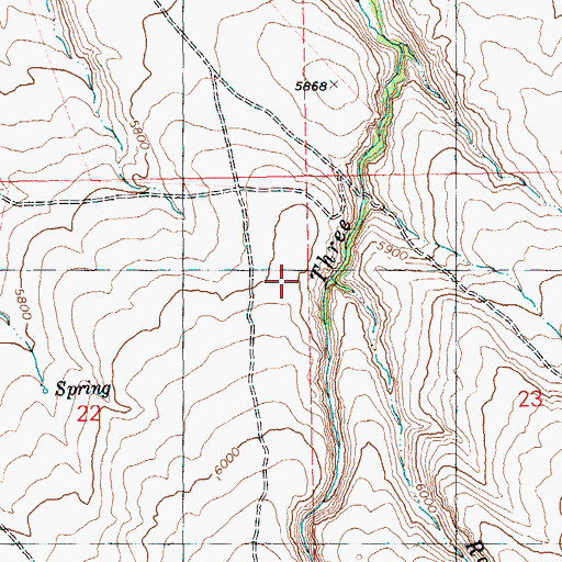 Topographic Map of Hays Canyon, ID