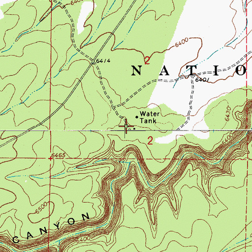 Topographic Map of Babbit Winter, AZ