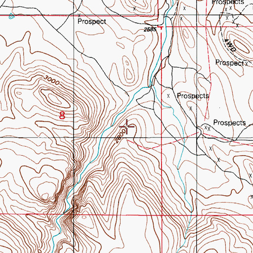 Topographic Map of Boy Scout Camp (historical), ID