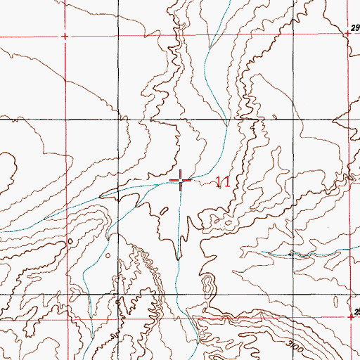 Topographic Map of Poison Gulch, ID