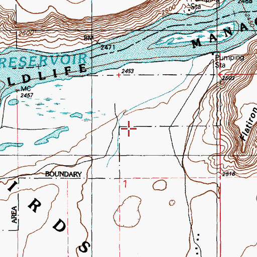 Topographic Map of Eagle Cove, ID
