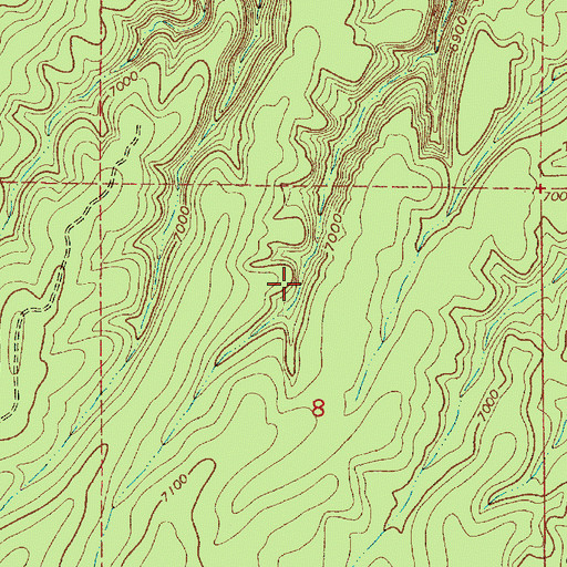 Topographic Map of Bear Tank, AZ