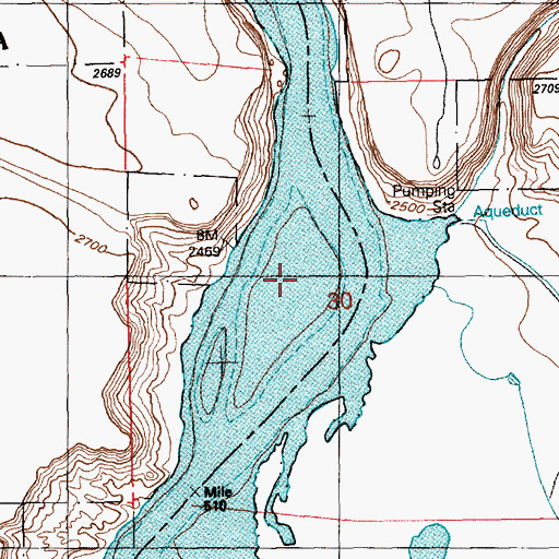 Topographic Map of Tyrrel Island (historical), ID
