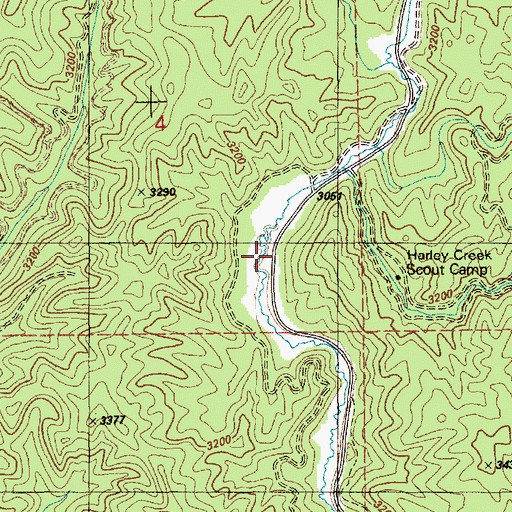 Topographic Map of Alan Siding, ID