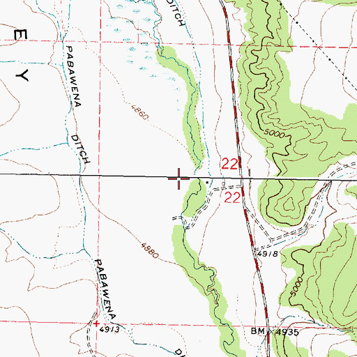 Topographic Map of Arbon Valley, ID