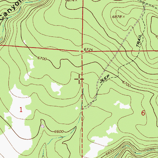 Topographic Map of Bristow Seep Spring, AZ