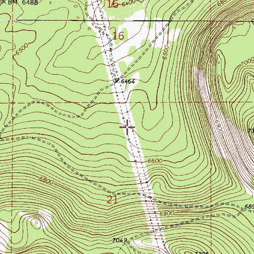 Topographic Map of Browse Tank, AZ