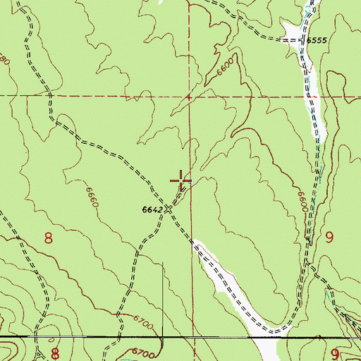 Topographic Map of Buds Tank, AZ