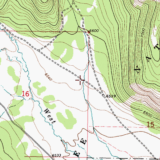 Topographic Map of Bear Gulch, ID