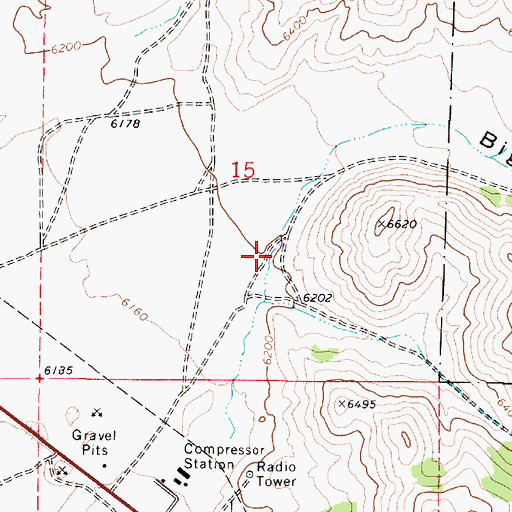 Topographic Map of Big Canyon, ID