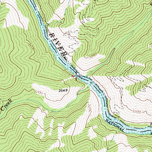 Topographic Map of Big Squaw Creek, ID