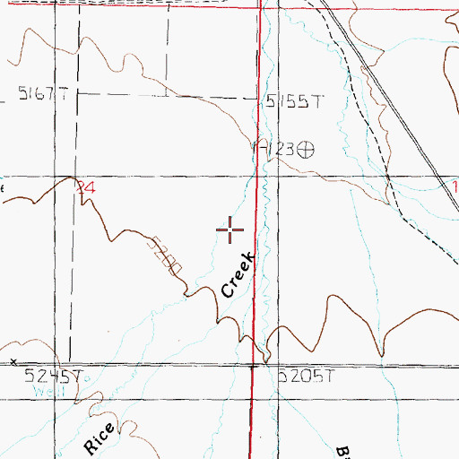 Topographic Map of Birch Creek, ID