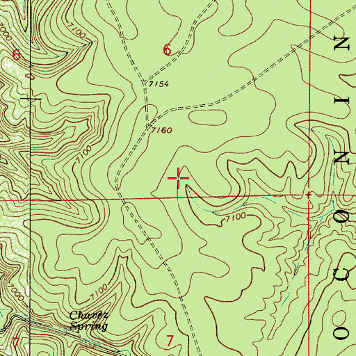 Topographic Map of Elkhorn Tank, AZ