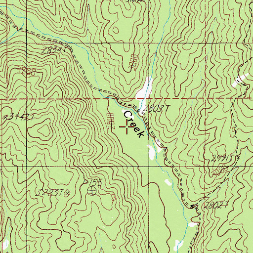 Topographic Map of Blakes Fork, ID