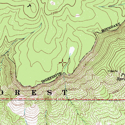 Topographic Map of Garden Tank, AZ