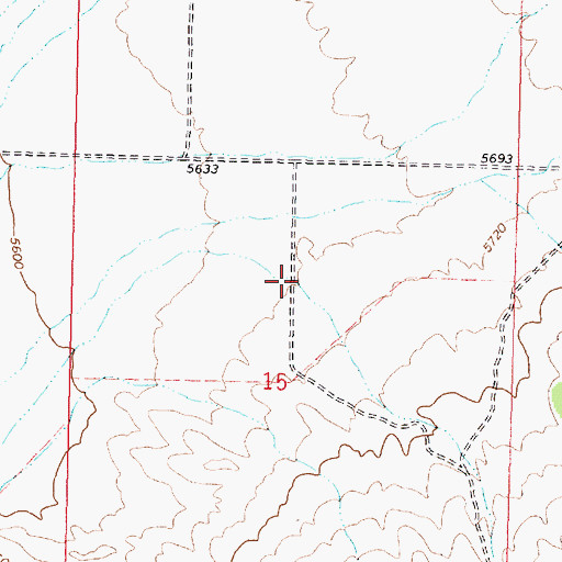 Topographic Map of Braithwaite Canyon, ID