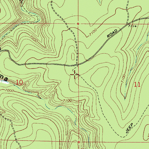 Topographic Map of Grama Trick Tank, AZ