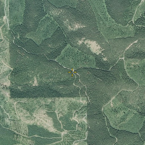 Aerial/Satellite Image of Brebner Flat, ID