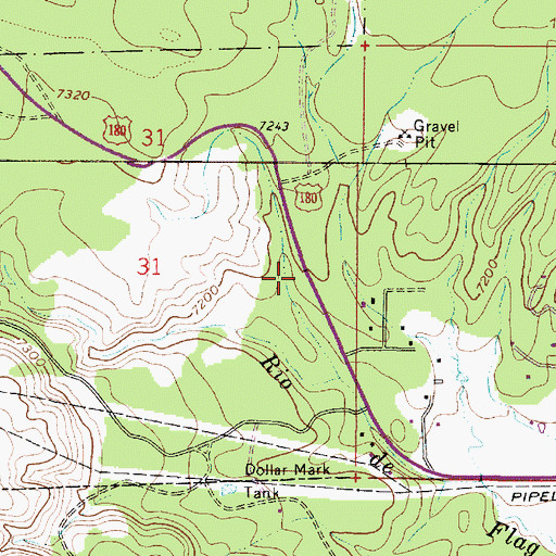 Topographic Map of Harper Well, AZ