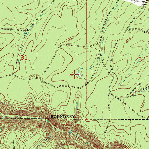 Topographic Map of Hassel Tank, AZ