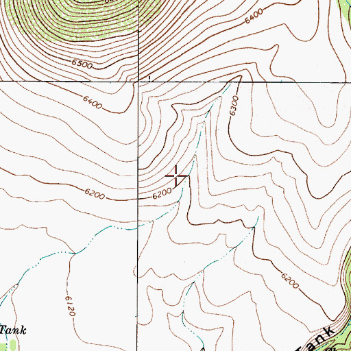 Topographic Map of Horse Knoll Tank, AZ