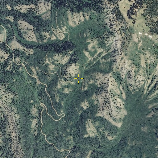 Aerial/Satellite Image of Budge Spring, ID