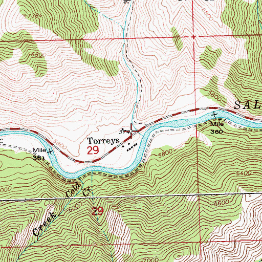 Topographic Map of Burnt Creek, ID