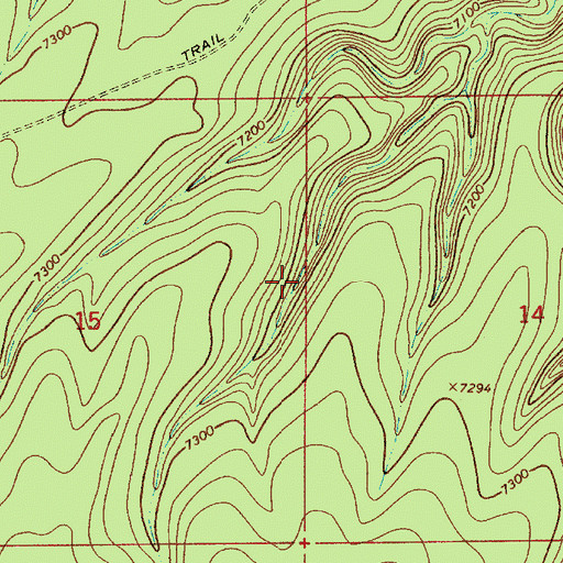 Topographic Map of Limestone Spring, AZ