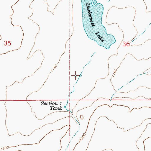 Topographic Map of Low Tank, AZ