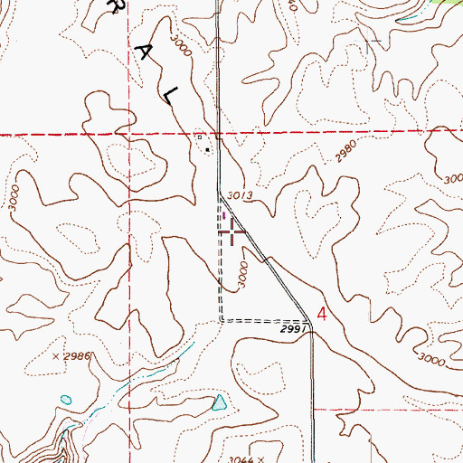 Topographic Map of Central Ridge, ID