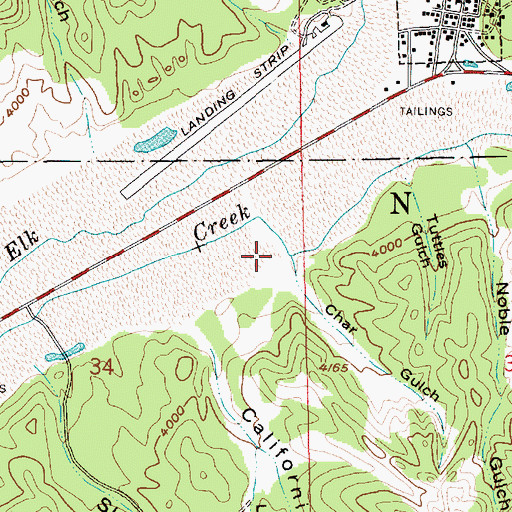 Topographic Map of Char Gulch, ID