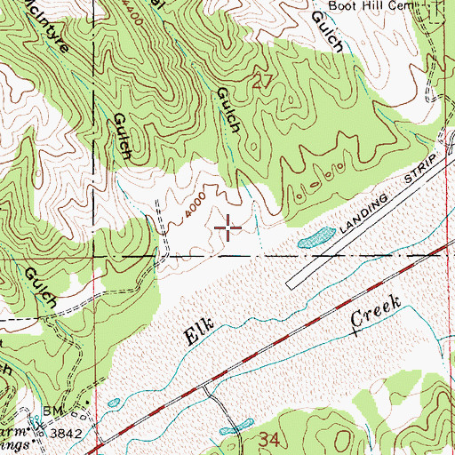 Topographic Map of Charcoal Gulch, ID