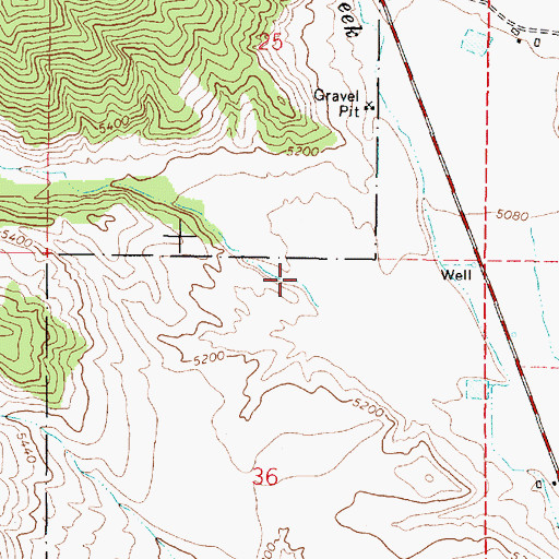 Topographic Map of Cherry Canyon, ID