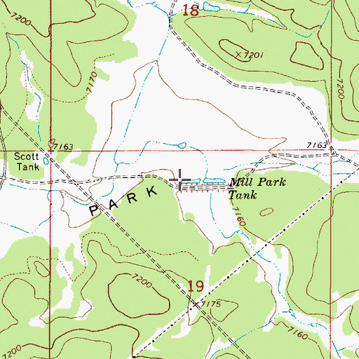 Topographic Map of Mary Tank, AZ