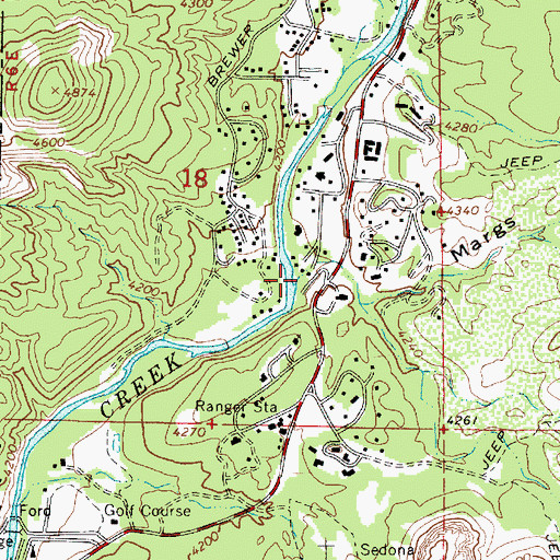 Topographic Map of Mortgage Draw, AZ