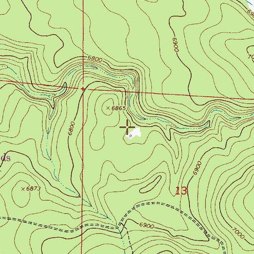 Topographic Map of Munds Tank, AZ