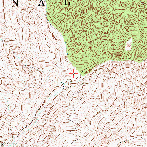 Topographic Map of Colt Creek, ID
