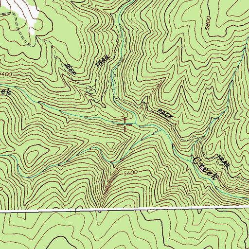 Topographic Map of Comstock Creek, ID