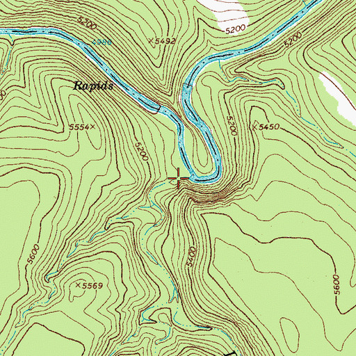 Topographic Map of Deer Creek, AZ