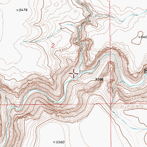 Topographic Map of Cottonwood Draw, ID