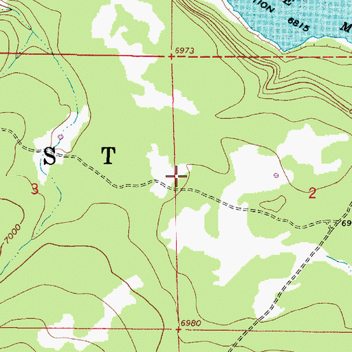 Topographic Map of Pit Number Two Tank, AZ