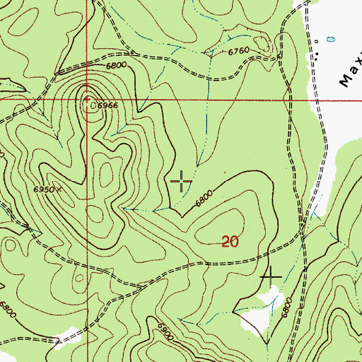 Topographic Map of Poor Tank, AZ