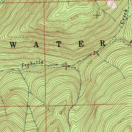 Topographic Map of Crimper Creek, ID