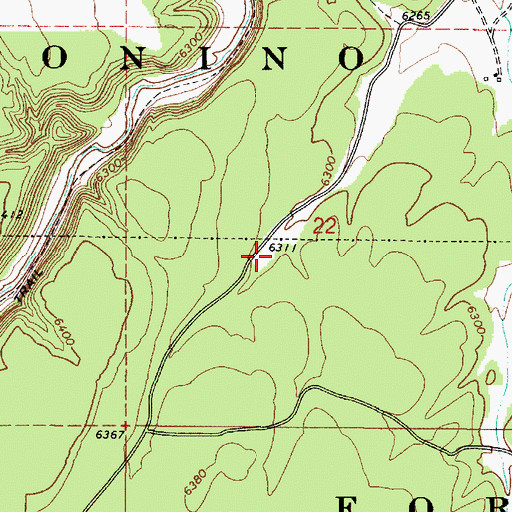 Topographic Map of Powerline Trick Tank, AZ